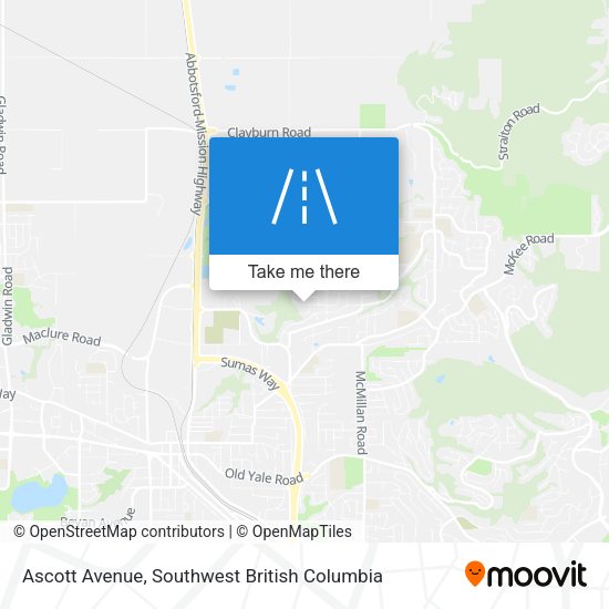 Ascott Avenue map