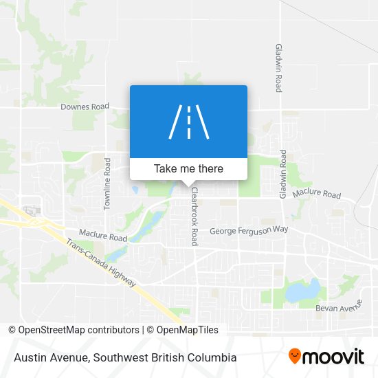Austin Avenue map