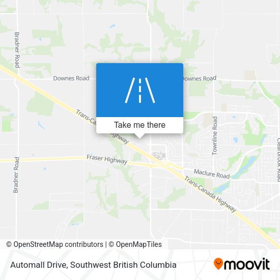 Automall Drive map
