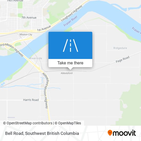 Bell Road map