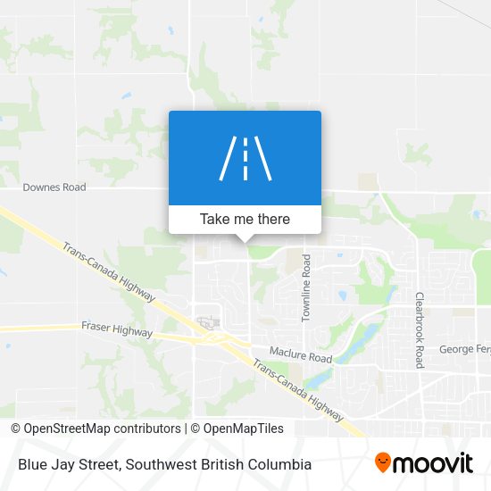 Blue Jay Street map