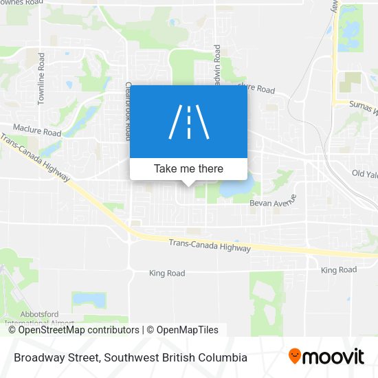 Broadway Street map