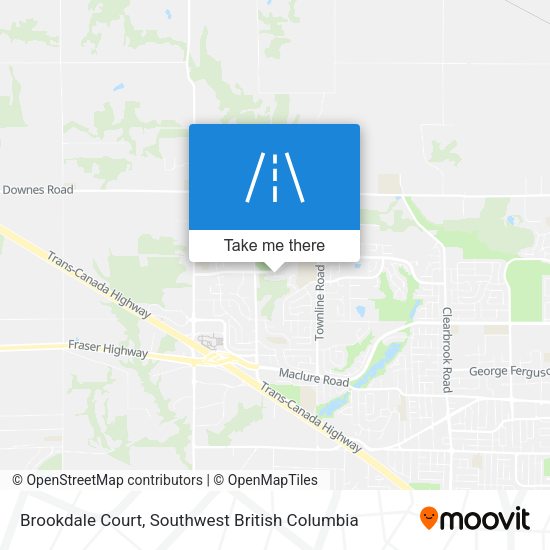 Brookdale Court map