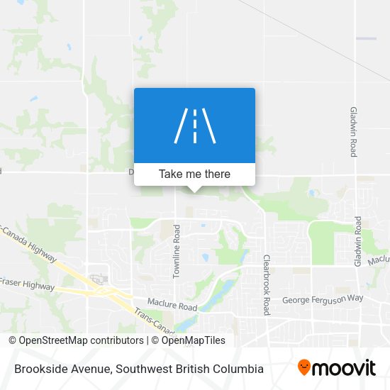 Brookside Avenue map