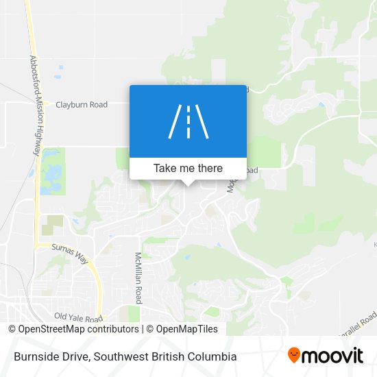 Burnside Drive map