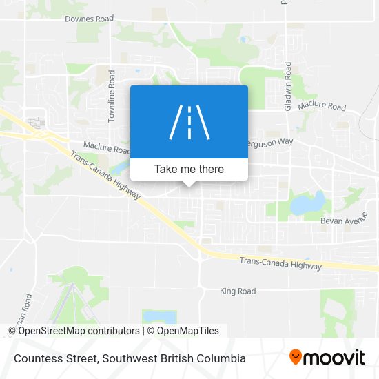 Countess Street map