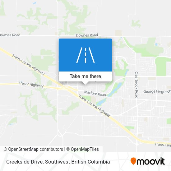 Creekside Drive map