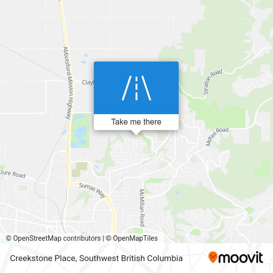 Creekstone Place map