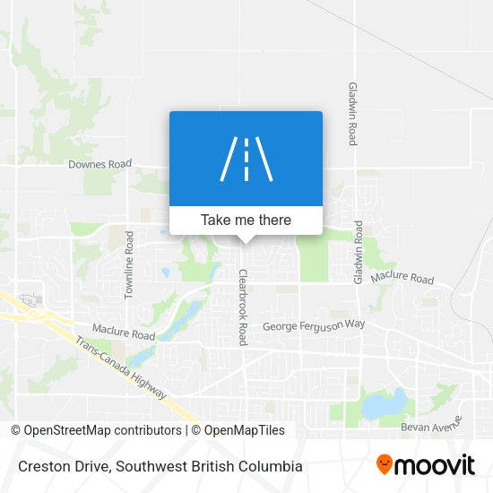Creston Drive map