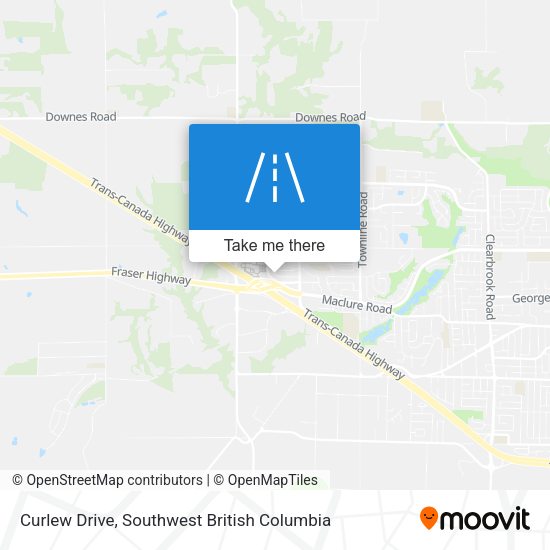 Curlew Drive map