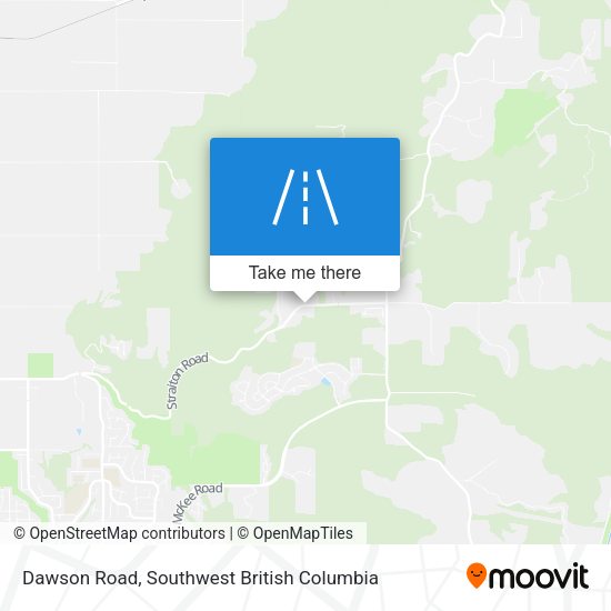 Dawson Road map