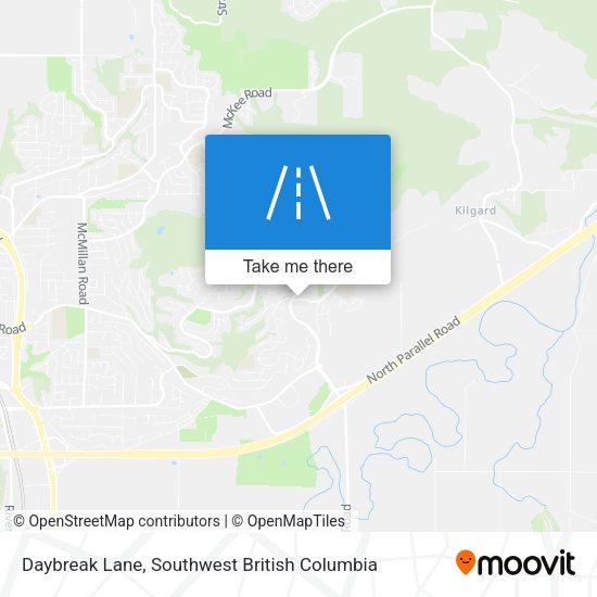Daybreak Lane map