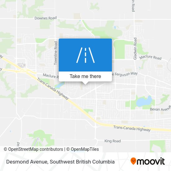Desmond Avenue map