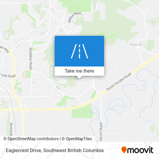 Eaglecrest Drive map