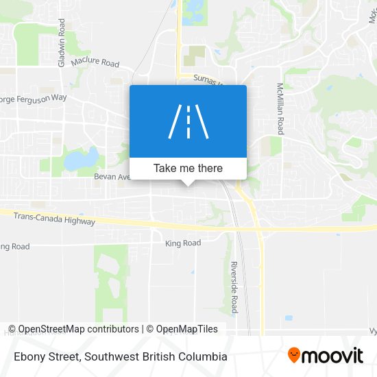 Ebony Street map