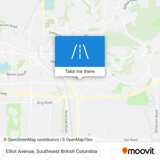 Elliot Avenue map