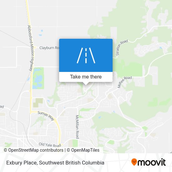 Exbury Place map