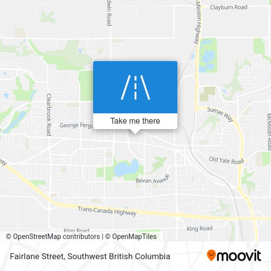 Fairlane Street map