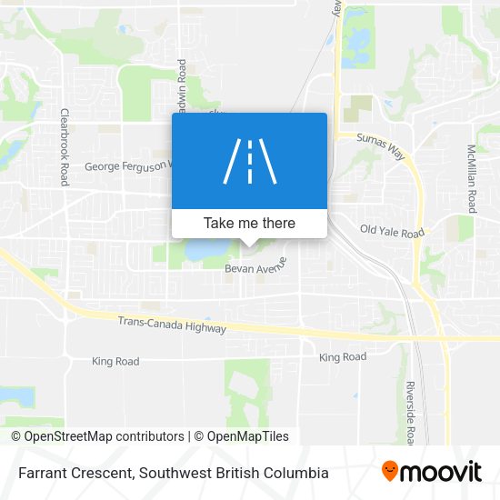 Farrant Crescent map