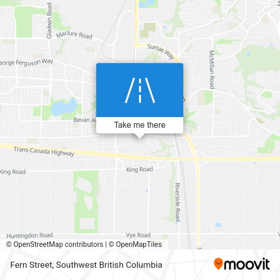 Fern Street map
