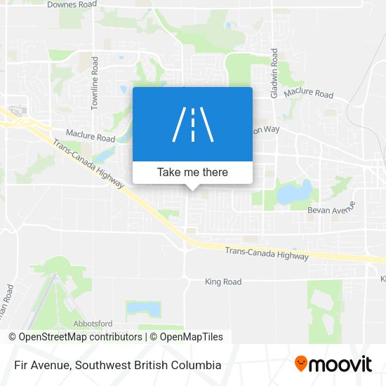 Fir Avenue map