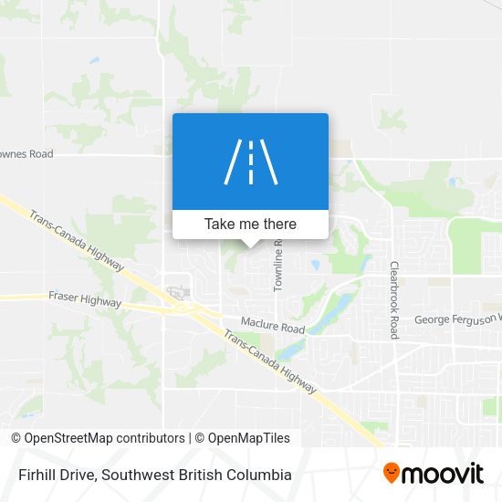 Firhill Drive map