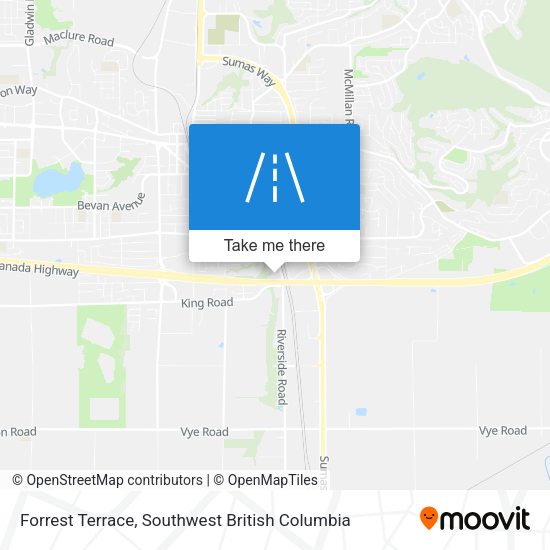 Forrest Terrace map