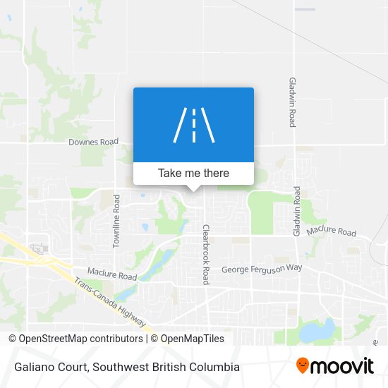 Galiano Court map