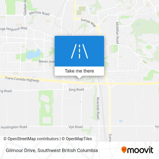 Gilmour Drive map
