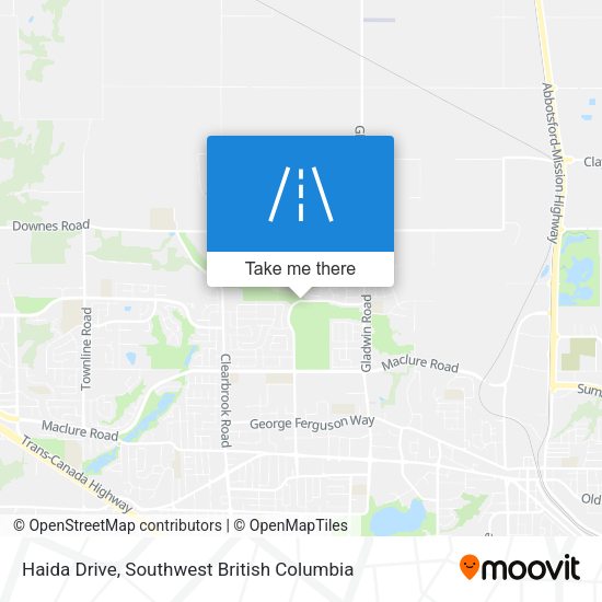 Haida Drive map