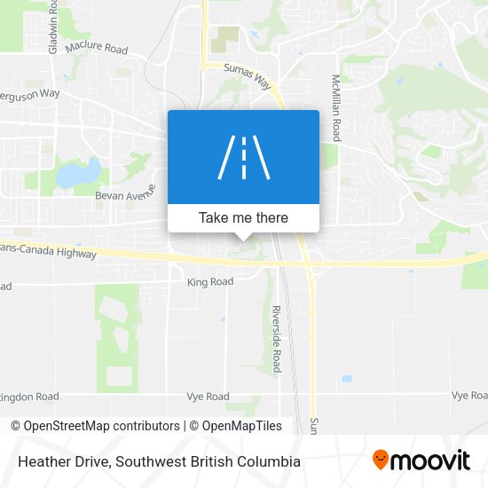 Heather Drive map