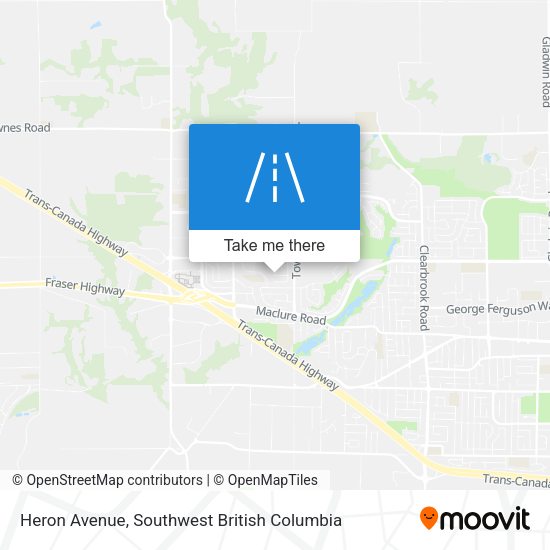 Heron Avenue map