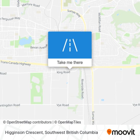 Higginson Crescent map