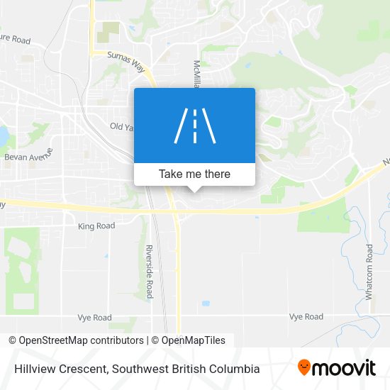 Hillview Crescent map