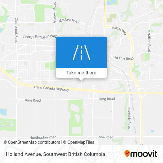Holland Avenue map