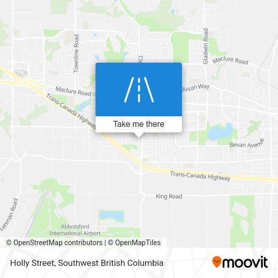 Holly Street map