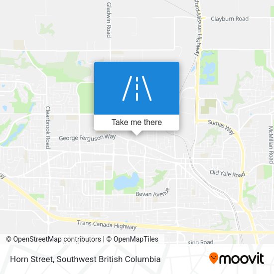 Horn Street map