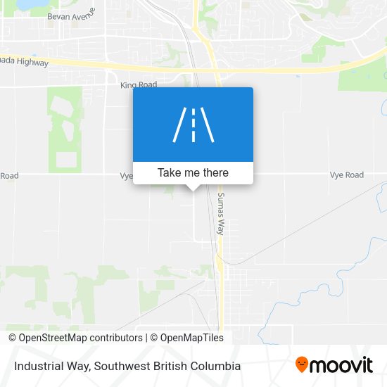 Industrial Way map