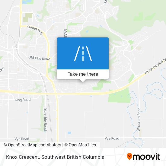 Knox Crescent map