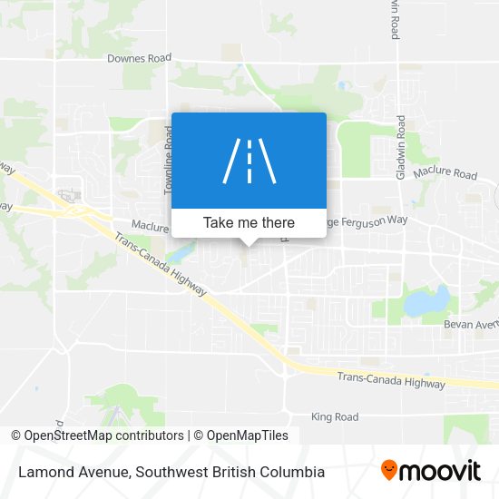 Lamond Avenue map
