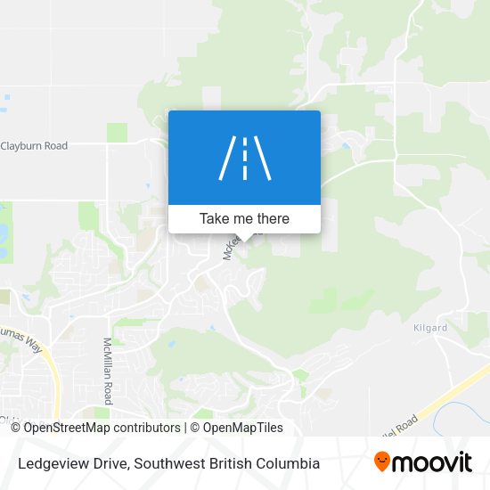 Ledgeview Drive map