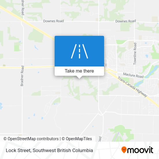Lock Street map