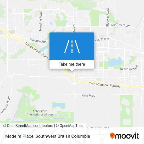 Madeira Place map