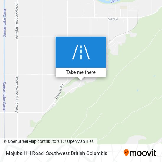 Majuba Hill Road map