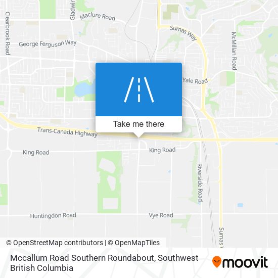 Mccallum Road Southern Roundabout map