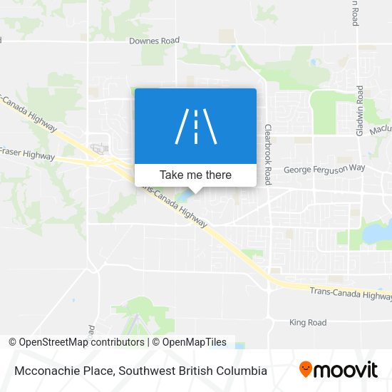 Mcconachie Place map