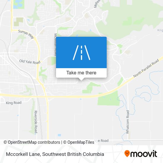 Mccorkell Lane map