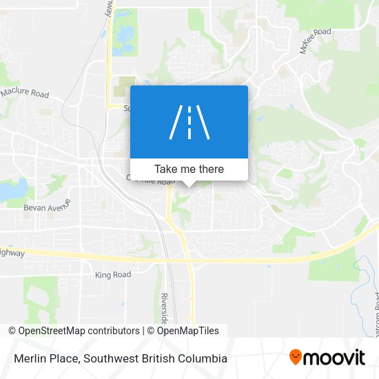 Merlin Place map
