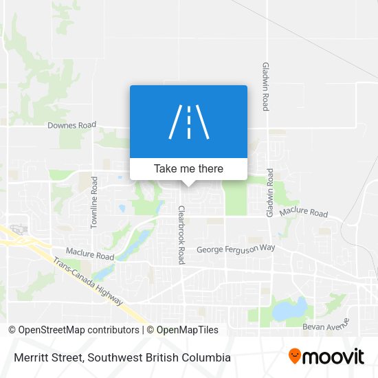 Merritt Street map