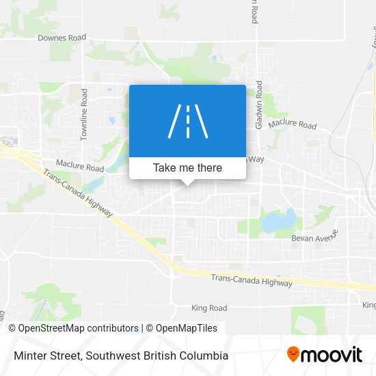 Minter Street map